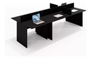 Ver imagem 2 de Mesa Escritório Plataforma - 6 Lugares 2,70 X 1,20 - Preta Atacadão Moveis Escritório
