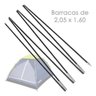 Conjunto Varetas Barraca Iglu 3 Pessoas Reposição Mor Preto - 3