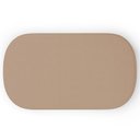 Ver imagem 6 de Kit 02 Puffs Decorativos Orgânicos para Living Quarto 100cm Doha W01 Linho Bege Escuro - Lyam Decor