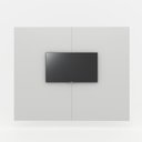 Ver imagem 2 de Conjunto Sala de Reunião Mesa 3,20m Painel para Tv Cinza F5 Cor:cinza