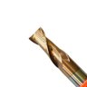 Fresa Topo Reto Metal Duro 8,0mm - 2 Cortes com 55hrc - 4