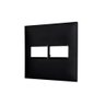 Placa Pial Plus+ 4x4cm 1+1 Posto Preto - Pial Legrand - 1