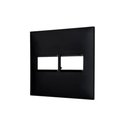 Ver imagem 1 de Placa Pial Plus+ 4x4cm 1+1 Posto Preto - Pial Legrand