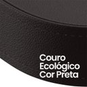 Ver imagem 3 de Bandeja Hara Orgânica Mavie em Couro Ecológico 62x37x4,5 Cm:preta