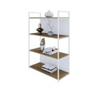 Ver imagem 3 de Estante 04 Prateleiras c/Fundo Yon 80cm Est.Branca