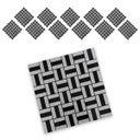 Ver imagem 2 de Pastilha De Vidro Kit 11 Uni Autocolante Parede Banheiro Cozinha Decorativa Facil Aplicacao Moderna