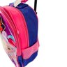 Kit Mochila Infantil com Rodinhas Meninas Princesas Bolsa Escolar Estojo e Lancheira Térmica Rosa - 5