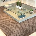 Ver imagem 1 de Tapete Carpete Elegante Trama 2,00 X 2,50 Titulos Cor Marrom