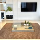 Ver imagem 3 de Tapete Carpete Elegante Trama 2,00 X 2,50 Titulos Cor Marrom