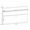 Rack para Sala Dorian com Painel para Tv 70 Pol Contour B01 Castanho Off White - Lyam Decor - 5