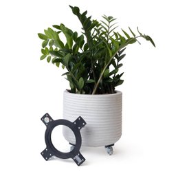 Suporte em Polipropileno 35cm C/4 Rodas até 100kg Tech Plant - 5