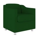 Ver imagem 5 de Kit 08 Poltronas Tilla Consultório Recepção Sala Suede Cor:verde