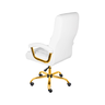 Cadeira Escritorio Oslo - Branca | Dourado Brilho - 2