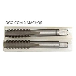 Jogo de Macho Manual Aço Liga - Mf 4 X 0,5 - Jogo 2 Peças - 4