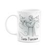 Caneca Religiosa Orações - São Francisco - 325ml - 1