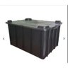 Caixa Plástica Organizadora 180l com Tampa - Preta - 2