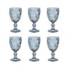 Jogo de Taças de Vidro Azul 320ml - 6 Pcs - 2