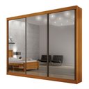 Ver imagem 1 de Guarda-roupa Casal 3 Portas Espelhadas 6 Gavetas San Marino - Leifer Móveis:cinamomo