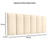 Cabeceira Painel Estofada para Cama de Casal 1,40 - Palha - 3