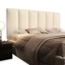 Ver imagem 2 de Cabeceira Painel Estofada para Cama de Casal 1,40 - Palha