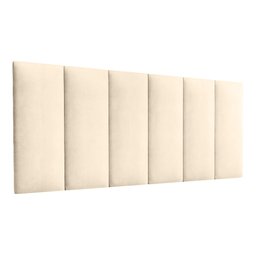 Cabeceira Painel Estofada para Cama de Casal 1,40 - Palha - 1