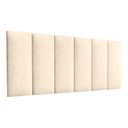 Ver imagem 1 de Cabeceira Painel Estofada para Cama de Casal 1,40 - Palha