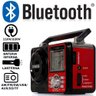 Radinho a Pilha e Tomada Am Fm Sw Bluetooth Radio Am Fm Portátil - Vermelho - 2