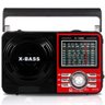 Radinho a Pilha e Tomada Am Fm Sw Bluetooth Radio Am Fm Portátil - Vermelho - 4