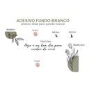 Ver imagem 5 de Adesivo Decorativo Frase Motivacional Floral Fundo Branco