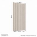 Ver imagem 4 de Painel Ripado para TV até 48 Polegadas Planejado 120x250cm Aruá CabeCasa MadeiraOriginals Off White
