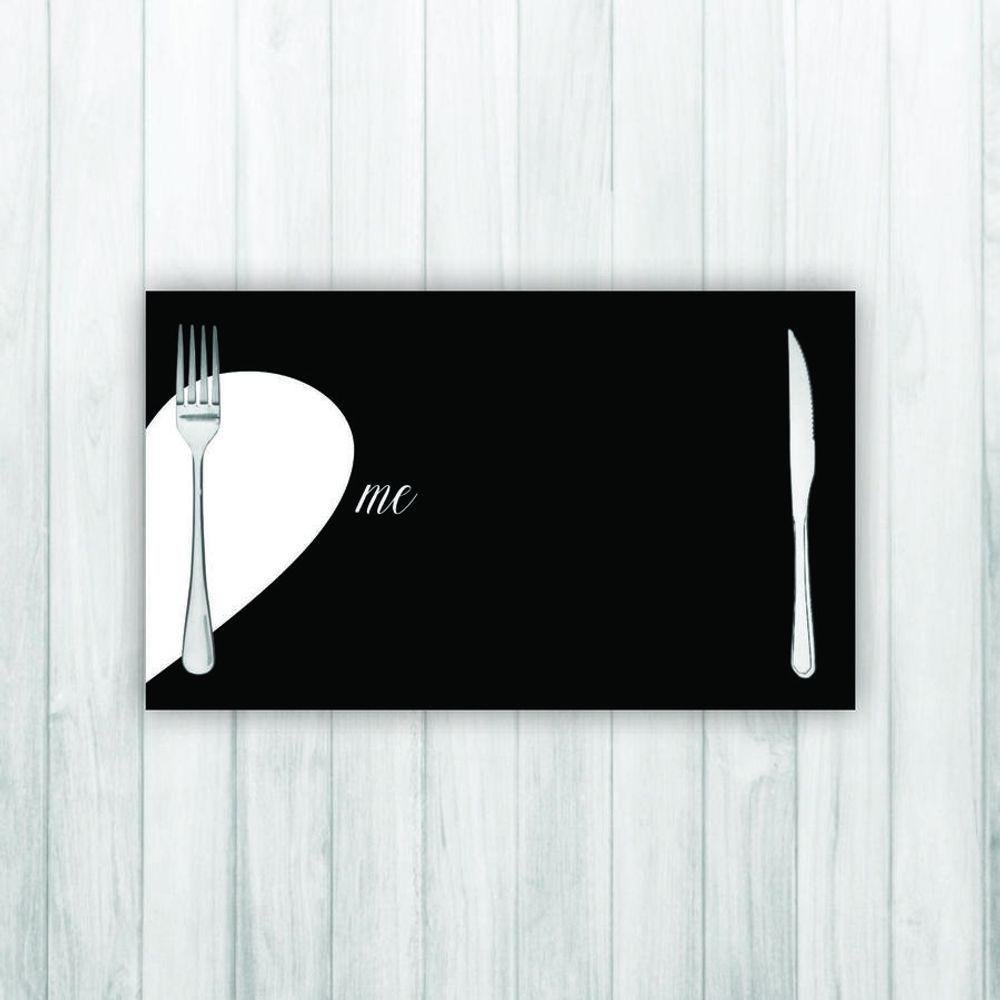 Jogo Americano 4 Un Retangular Neoprene You And Me - 2