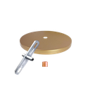 Ver imagem 1 de Canopla Alumínio Acabamento Pendente Lustre Luminária Tampa