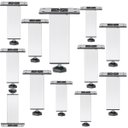 Ver imagem 1 de Kit 12 Pé Alumínio 10cm Fosco Cozinha Móveis 40x40 Regulável