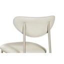 Ver imagem 4 de Kit 2 Cadeiras Safira Jantar Base Aço Carbono Espuma D28 - Champagne Claro