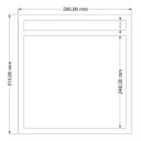 Ver imagem 7 de 2 Suporte Para Prateleiras De Ferro Nicho Suspenso Estilo Industrial Teto 30cm - Preto