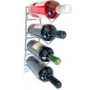 Ver imagem 3 de Kit 10 Adegas para Parede Cromado Suporte para 40 Garrafas de Vinho Bar Restaurantes
