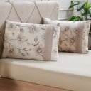 Ver imagem 4 de Jogo de Cama Casal Malha 3 Pçs Bella Cama New 138x188cm Bege