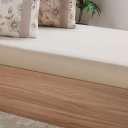 Ver imagem 2 de Jogo de Cama Casal Malha 3 Pçs Bella Cama New 138x188cm Bege