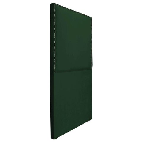 Cabeceira Solteiro Bali P02 90 cm Para Cama Box Suede Verde