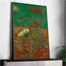 Quadro Decorativo Van Gogh Cadeira De Gaughin:90x60 cm/PRETA - 5