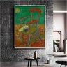 Quadro Decorativo Van Gogh Cadeira De Gaughin:90x60 cm/PRETA - 1
