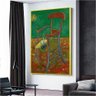 Quadro Decorativo Van Gogh Cadeira De Gaughin:90x60 cm/PRETA - 7