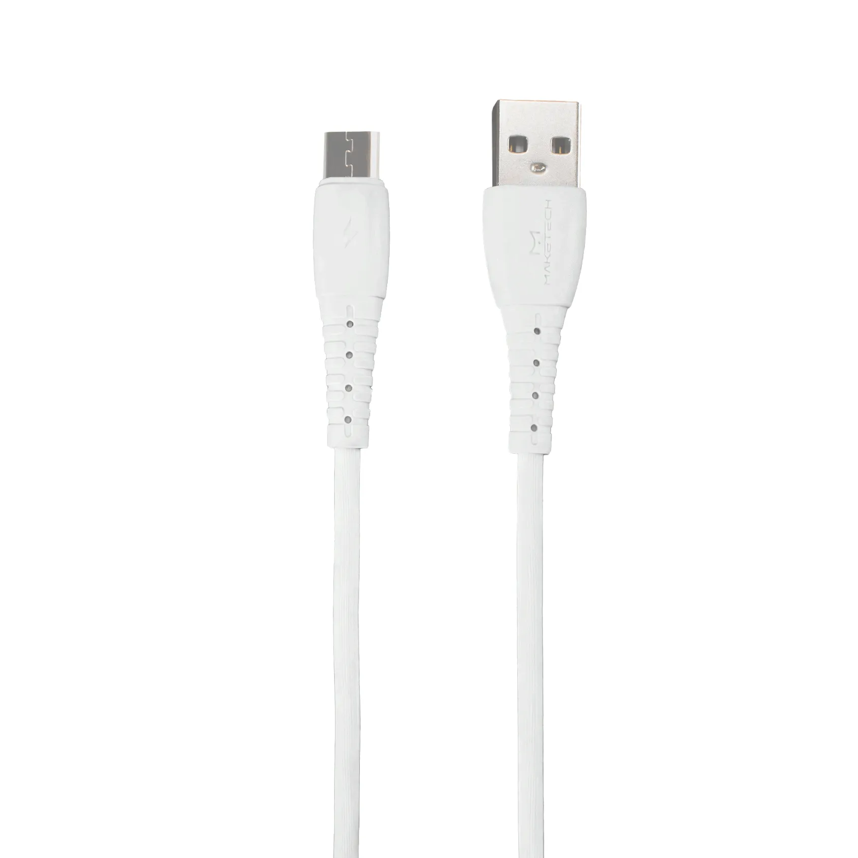 Cabo Usb para Micro Usb Maketech 1mt 2.4a Branco Ca-127a - 1