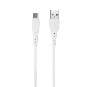 Cabo Usb para Micro Usb Maketech 1mt 2.4a Branco Ca-127a