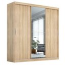 Ver imagem 5 de Guarda Roupa Casal Paris 3 Pts Corre 2gav C/ Esp Teka Madrid