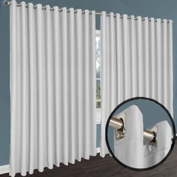 cortina para apartamento varao Turin 2,80 x 2,40 branco - 6