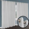 cortina para apartamento varao Turin 2,80 x 2,40 branco - 6