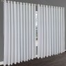 cortina para apartamento varao Turin 2,80 x 2,40 branco - 1