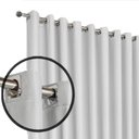 Ver imagem 3 de cortina para apartamento varao Turin 2,80 x 2,40 branco