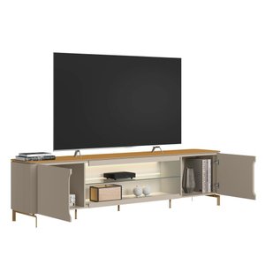 Rack Santorini Led Tauari/off White 240cm